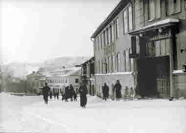 Föreningsgatan i Kiruna år 1935.