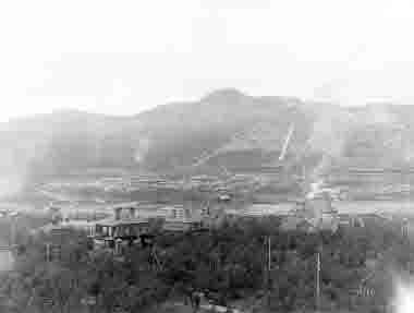 Kiirunavaara sett från klockstapeln hösten 1909