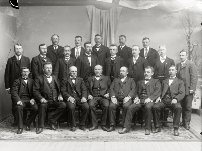 Förmän och gruvfogdar vid LKAB, 1903.