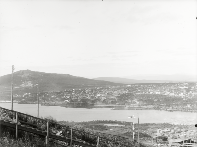 Vy mot Kiruna samhälle.