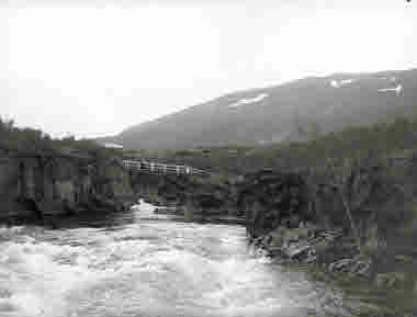 Abiskojokk med övergång.1907