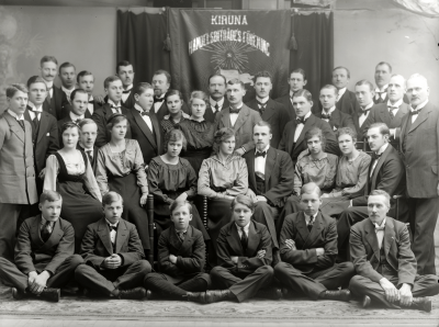 Kiruna Handelsbiträdesförening omkring 1920.