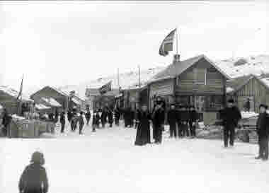 Proviantförråd i Nordnorge år 1914.