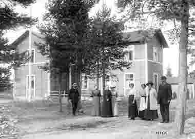 Arbetsstugans styrelse i Jokkmokk år 1913.