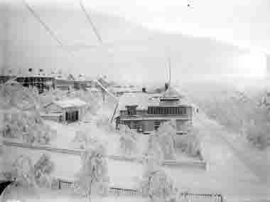 Borg Mesch ateljén vid Järnvägsgatan 24, uppförd år 1903. I huset fanns även familjen Mesch bostad och en affärslokal.