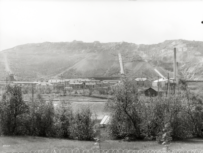 Kiirunavaara sett från Disponentsvillan 13 Juni 1911