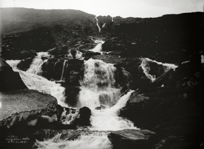 Fjällbäck från Kårsovagge den 30 augusti 1915.