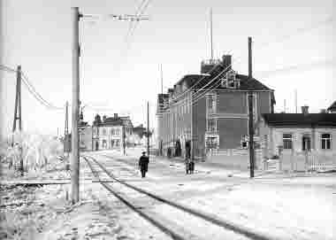 Ingenjör Carl Immanuel Asplunds fastighet vid Hj. Lundbohmsvägen. Fotograferat 1914.