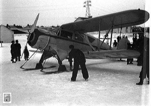 Flygplan på Luossajärvi