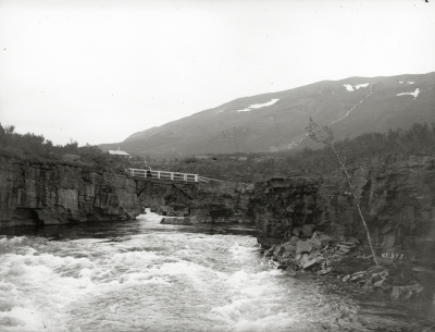 Abiskojokk med övergång.1907