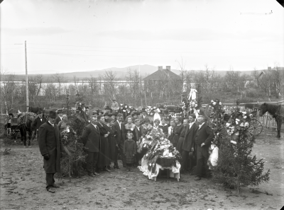 Fru Falks begravning 1920