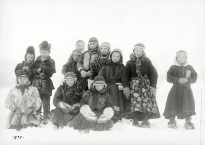 Same-barn från Lannavaara den 11 februari 1917.
