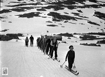 På skidtur i fjällen