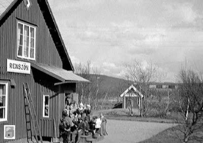 Rensjön , Järnvägstation