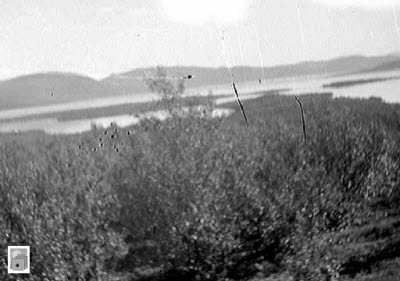 Vy över en  sjö i fjällvärden$