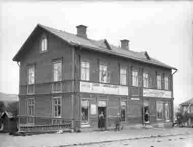 Affärshus MangigatanKiruna kring 1910