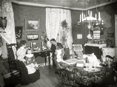 Interiör från ett Kiruna-hem.