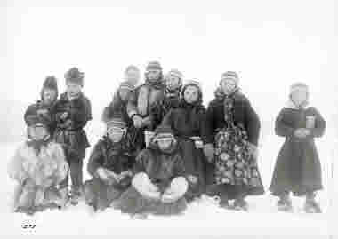 Same-barn från Lannavaara den 11 februari 1917.