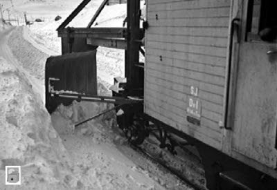 Snöröjning av järnvägspår