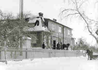 Kiruna arbetares handelsförening, huvudaffären, omkring 1920.