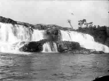 Stora sjöfallets nedre stup 1905.